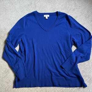 Macy’s Style & Co. Royal blue v-neck sweater